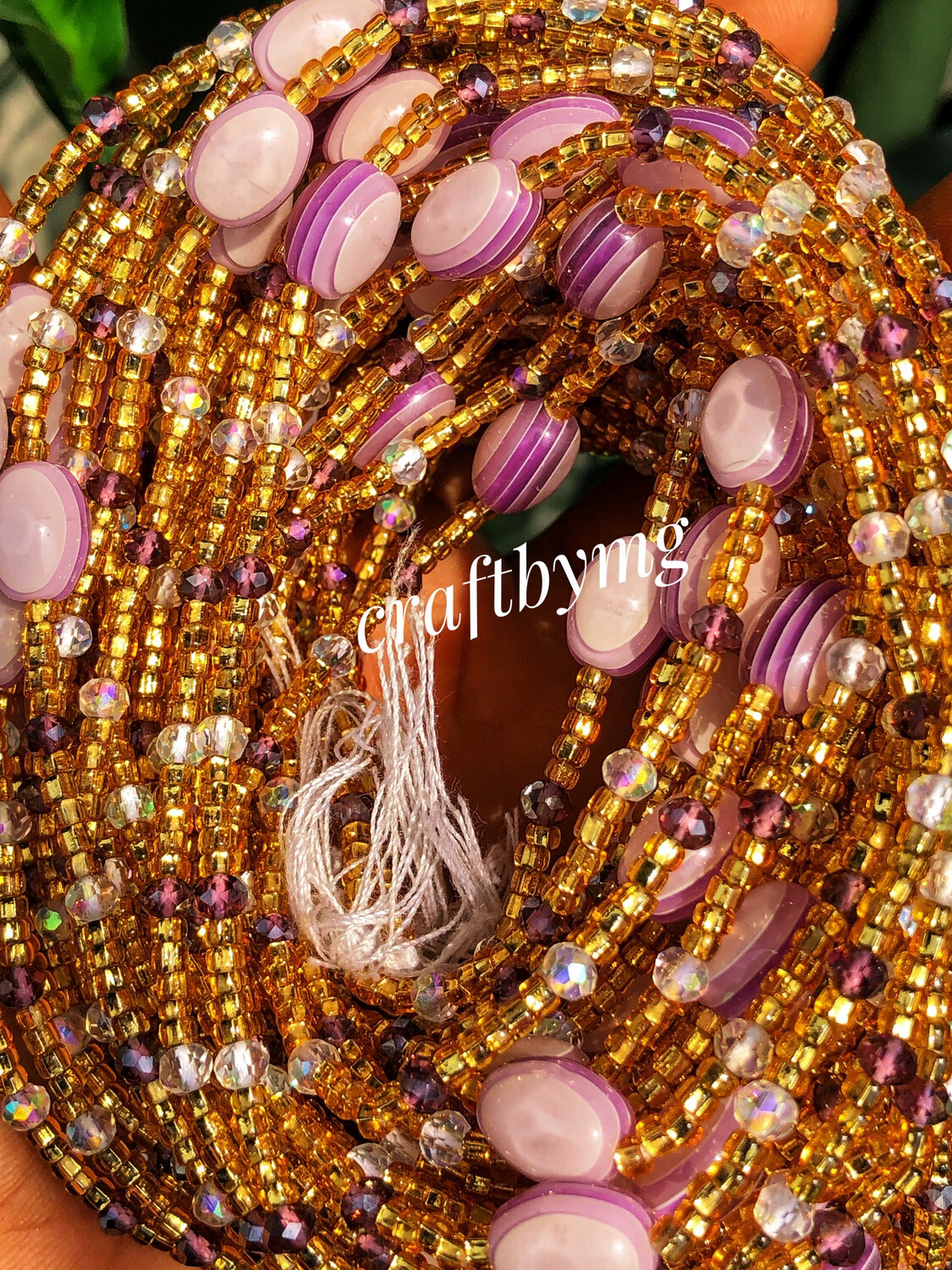 ABENA Waistbeads -Purple-