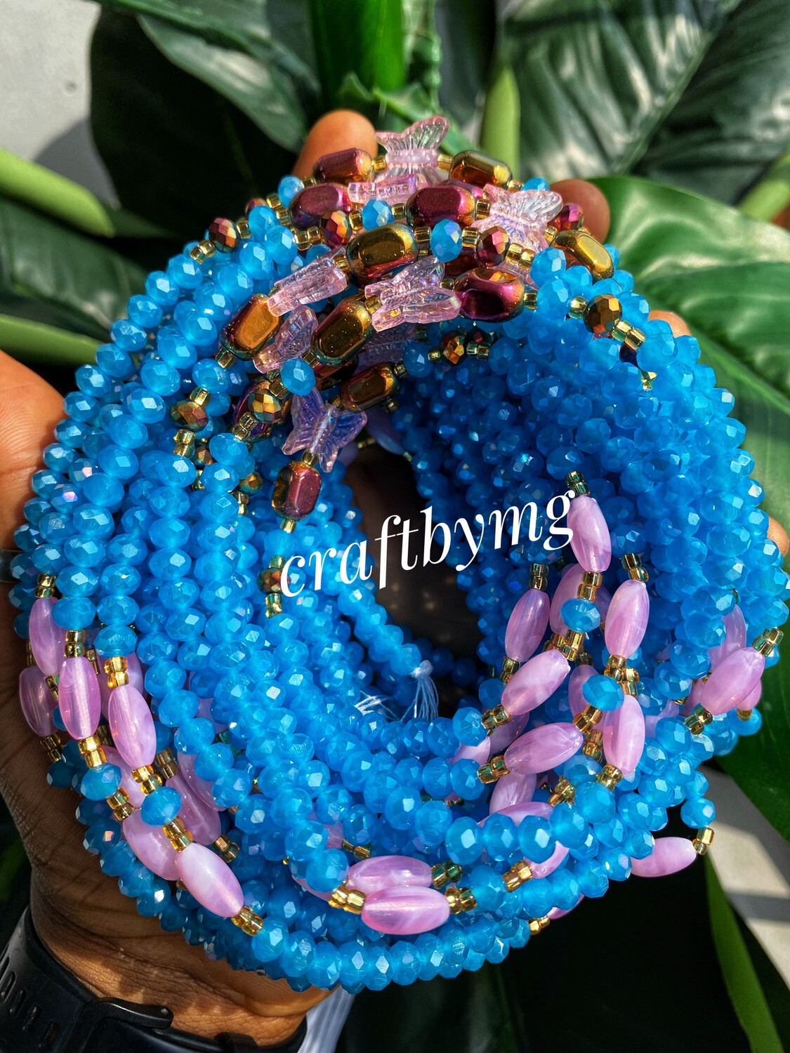 NINA Waistbeads -Blue-