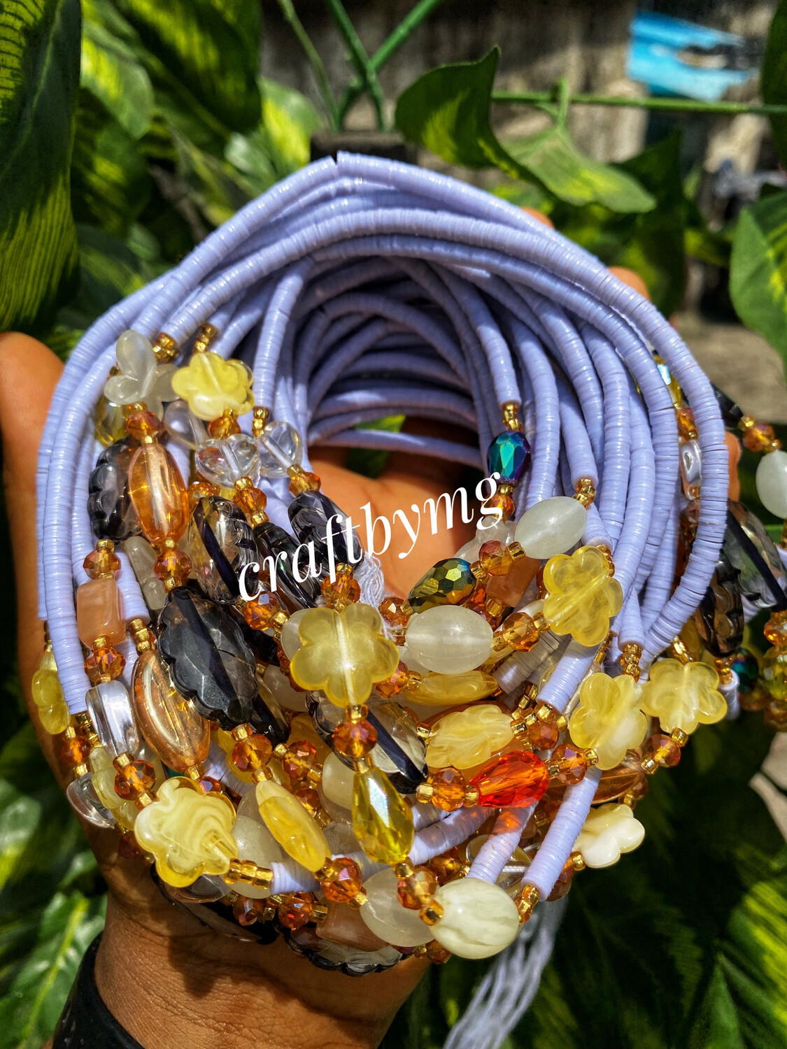 LUNA Waistbeads -White-