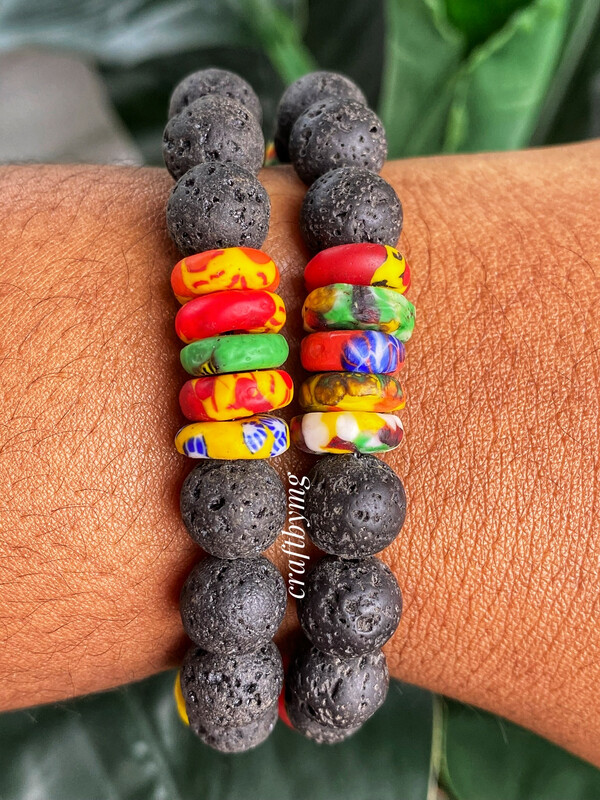DANSO Bracelets -Gemstone/Krobo- (1piece)