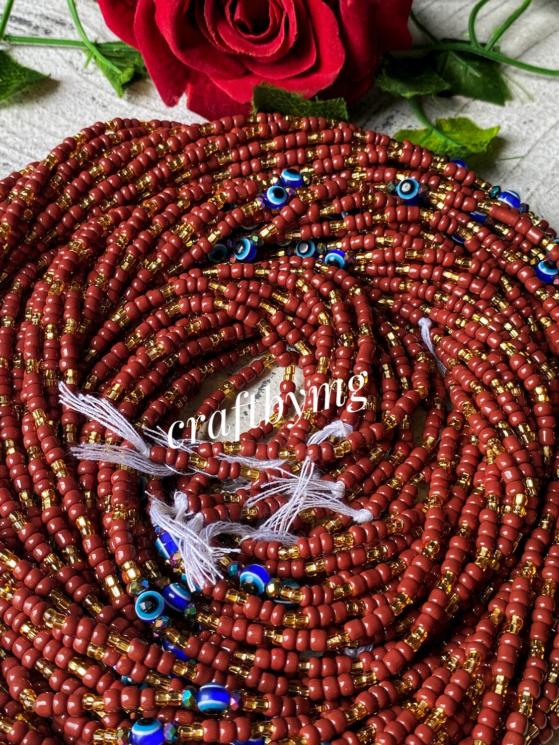 ANGELA Waistbeads -Brown-