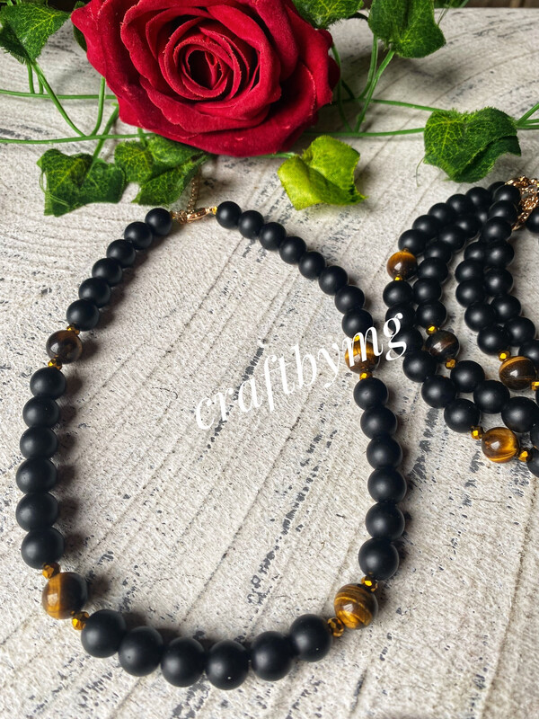 ABRAFO Necklace -Tigerstone-