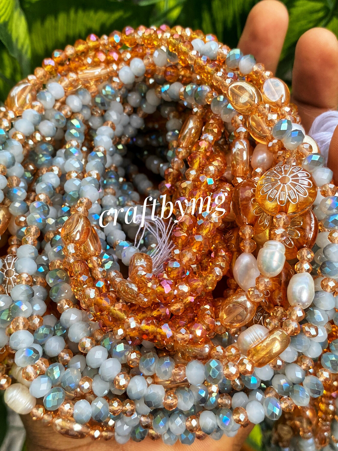 MADDIE Waistbeads -Frost- LUXE
