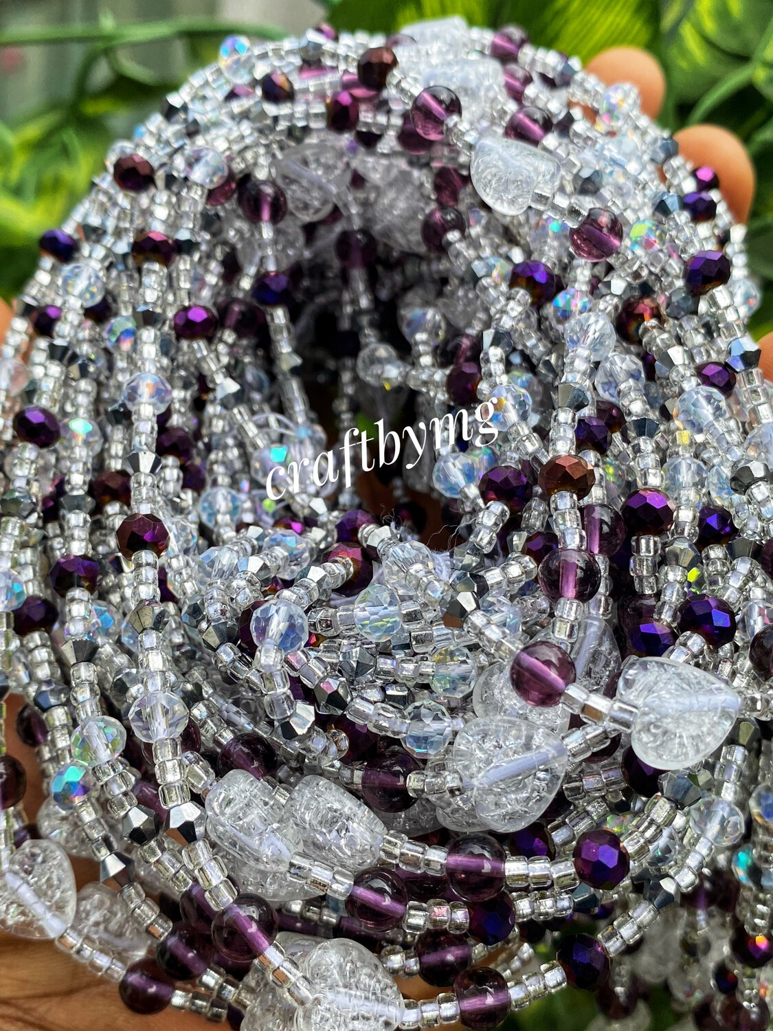 STELLA Waistbeads -Purple-