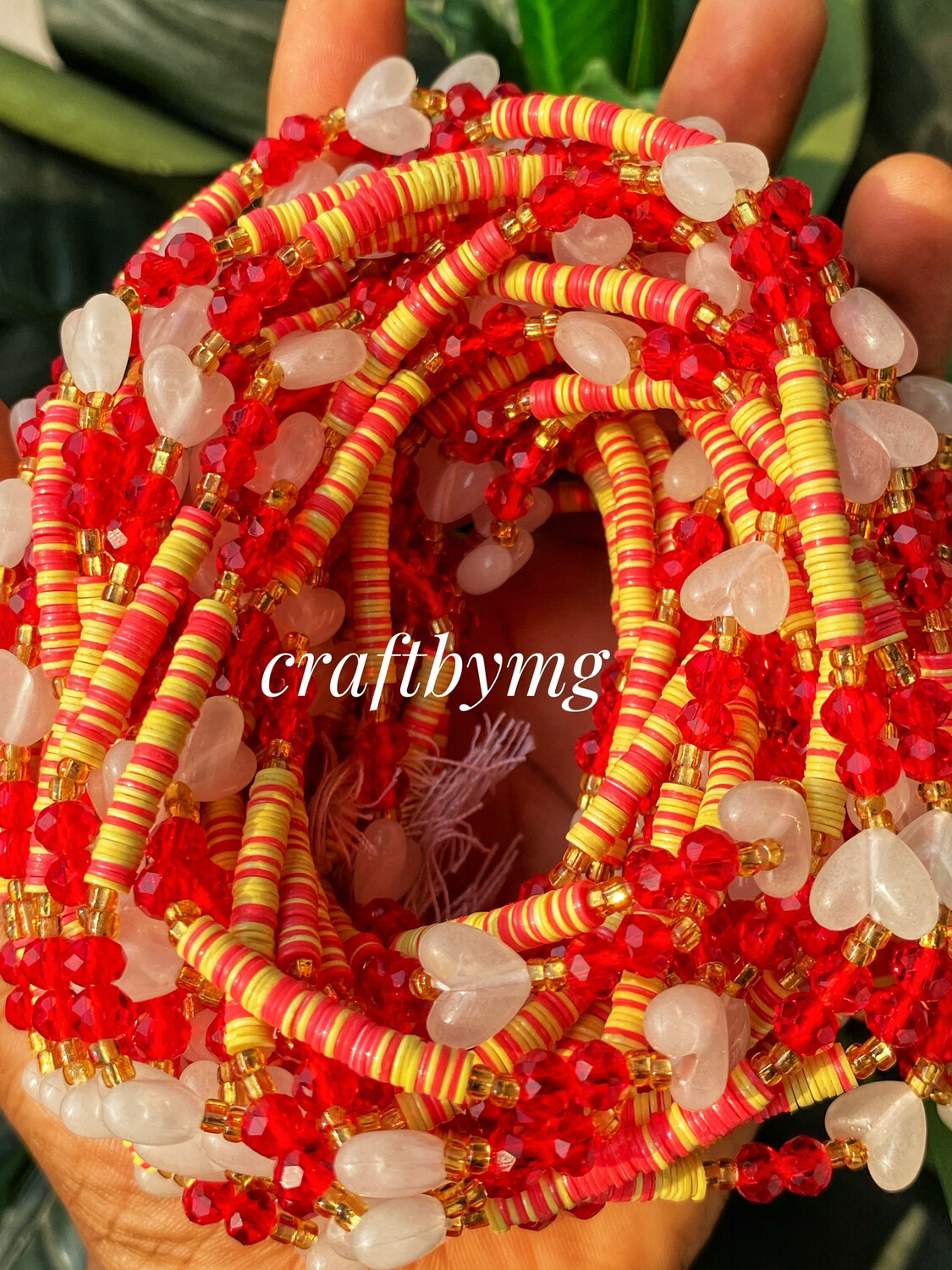 ENIOLA Waistbeads 6 (Glow Hearts / Vinyl)