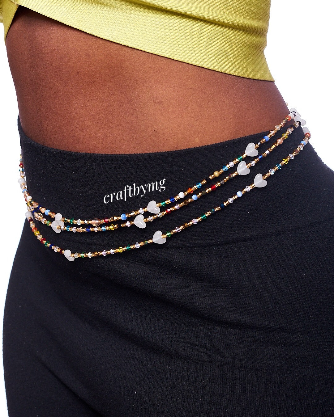 SHINE Waistbeads (Glow Hearts)