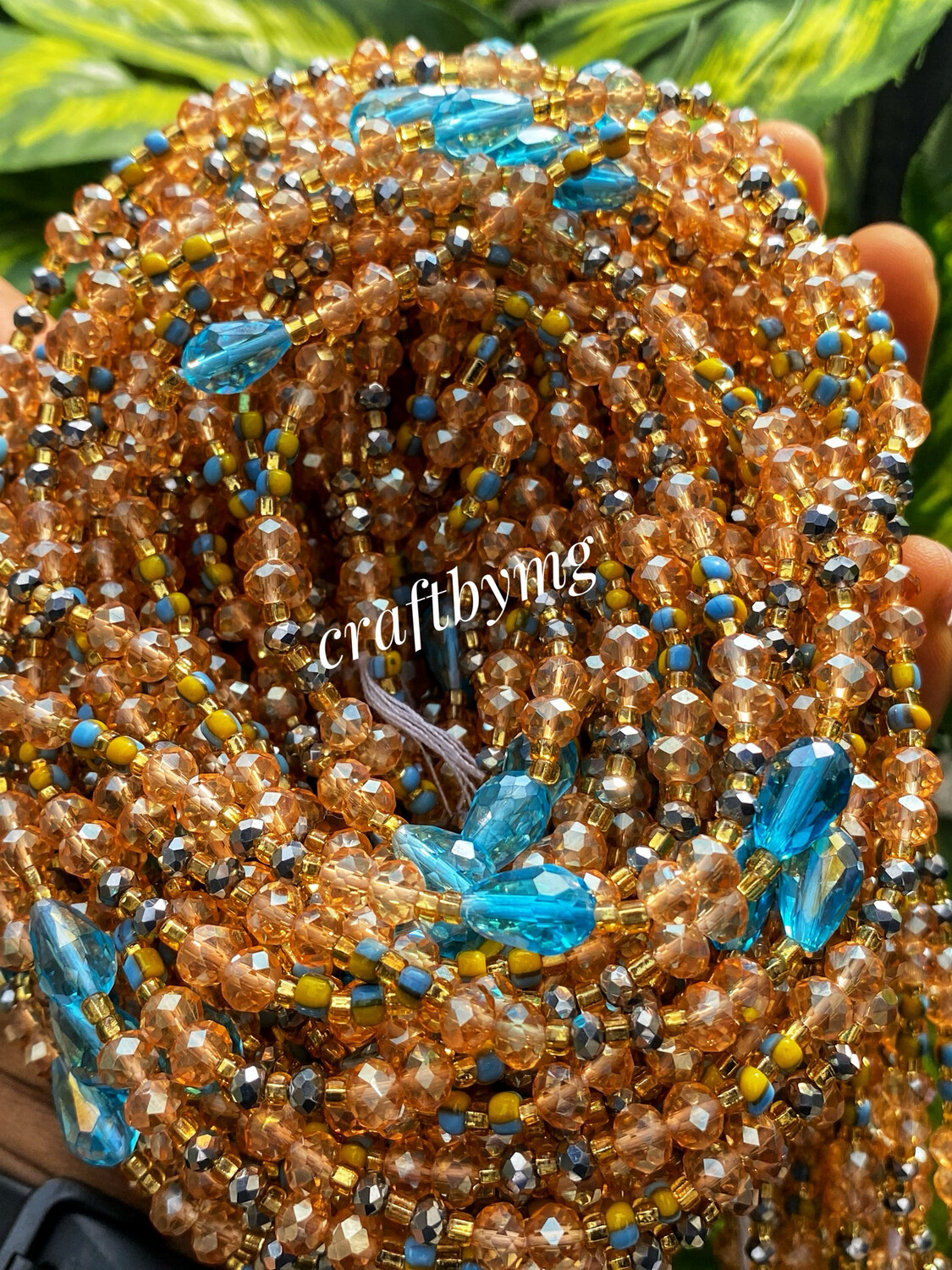 KATIE Waistbeads -Blue-