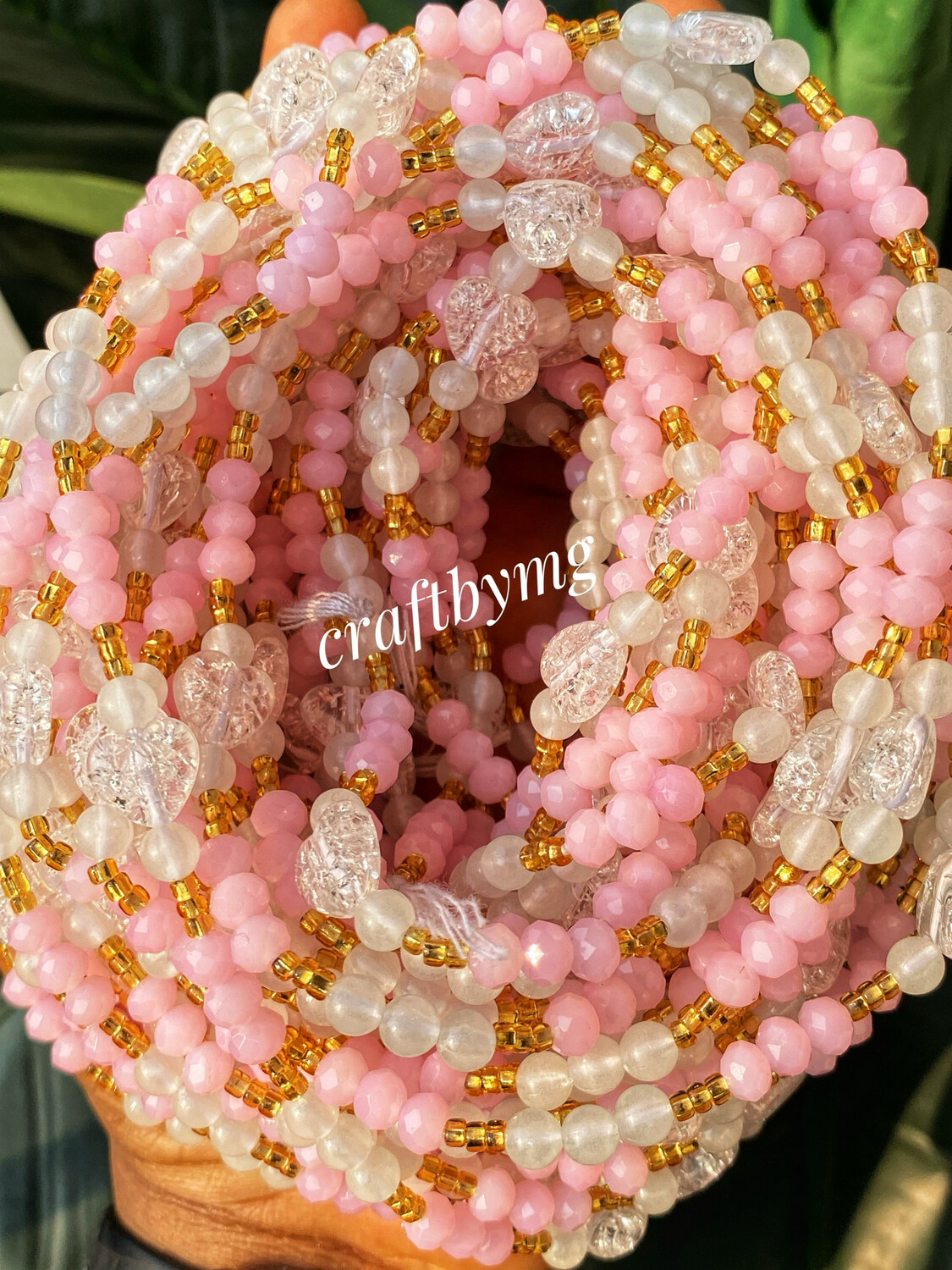 JADA Waistbeads -Pink- (Glow In The Dark)