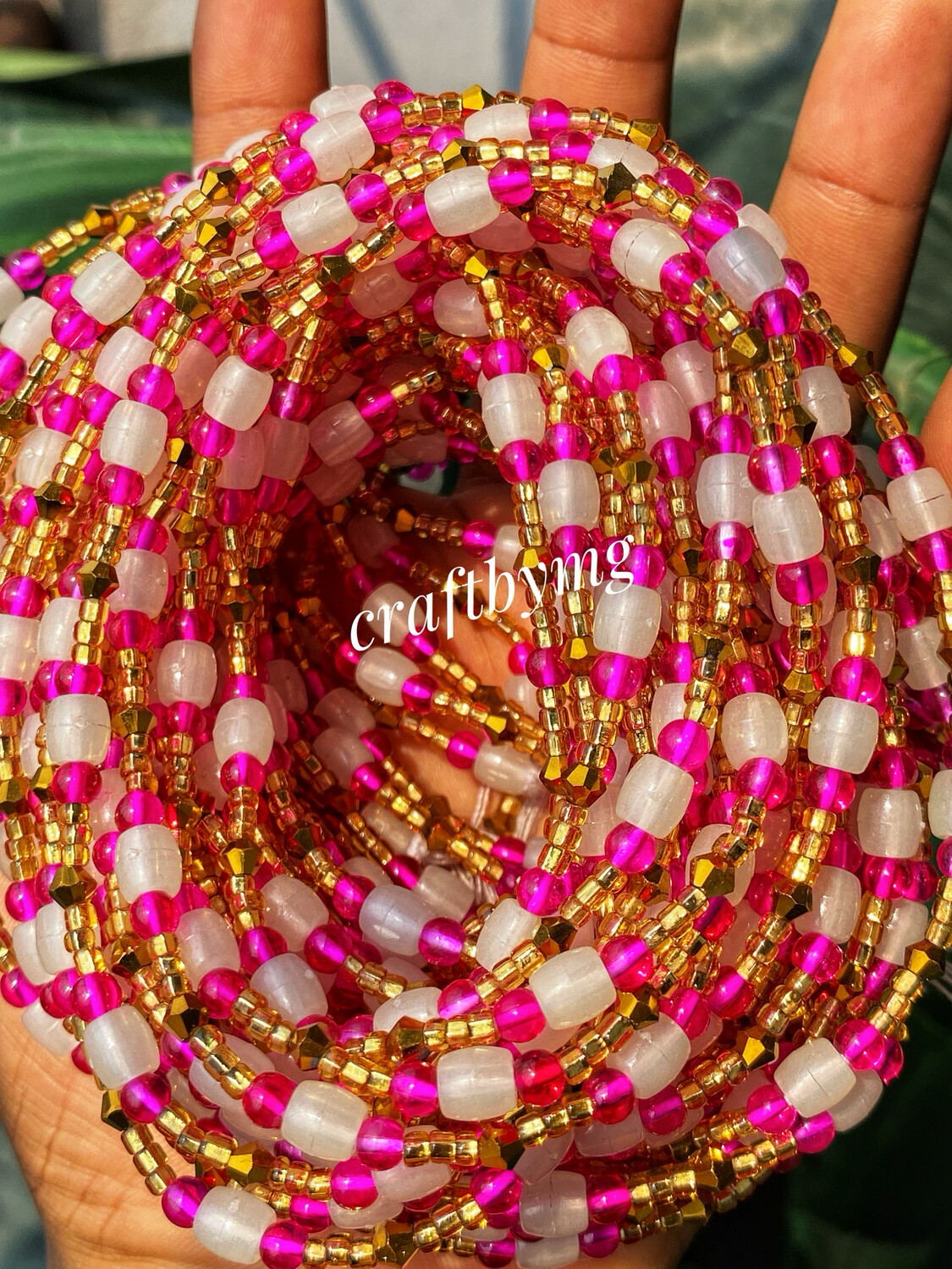 JOKE Waistbeads -Pink- (Glow In The Dark)