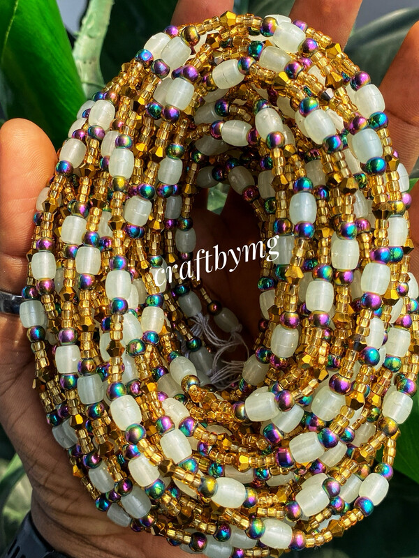 JOKE Waistbeads -Iridescent- (Glow In The Dark)