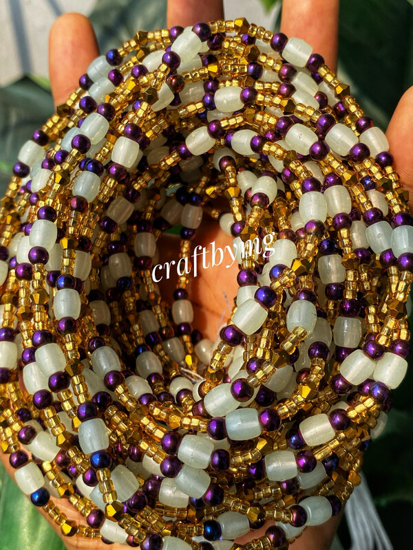 JOKE Waistbeads -Purple- (Glow In The Dark)