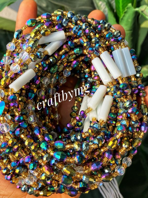 DORIS Waistbeads -Iridescent- Exquisite