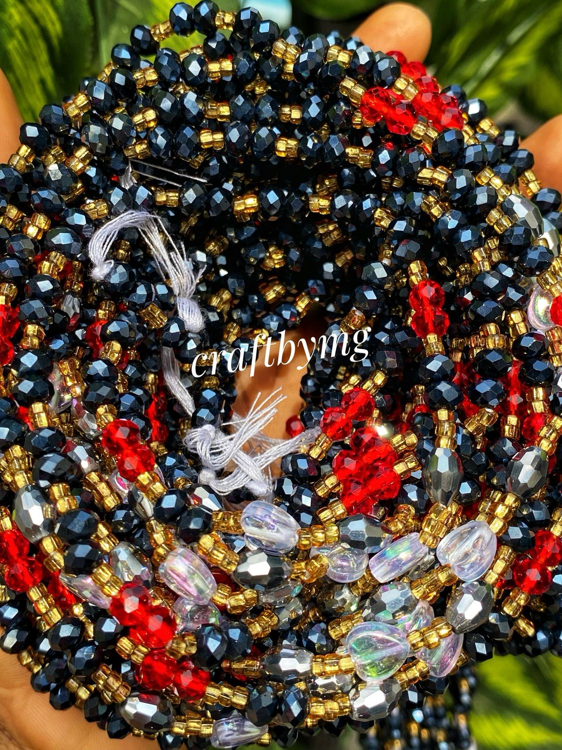 DANICA Waistbeads - Grey - Luxe