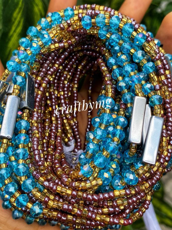ELSIE Waistbeads -Blue-