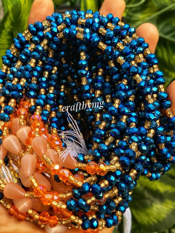 SHAYLA Waistbeads -Blue-
