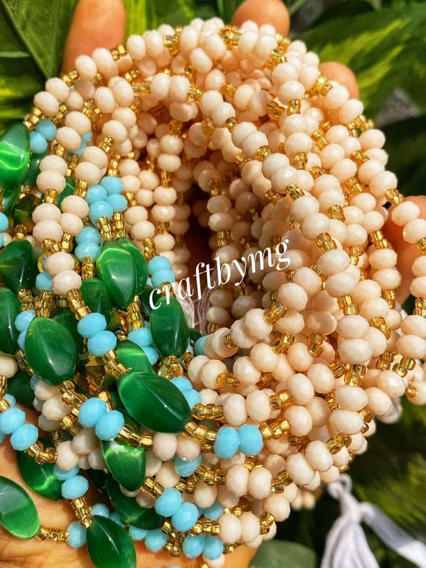 SHAYLA Waistbeads -Nude- (Luxe)