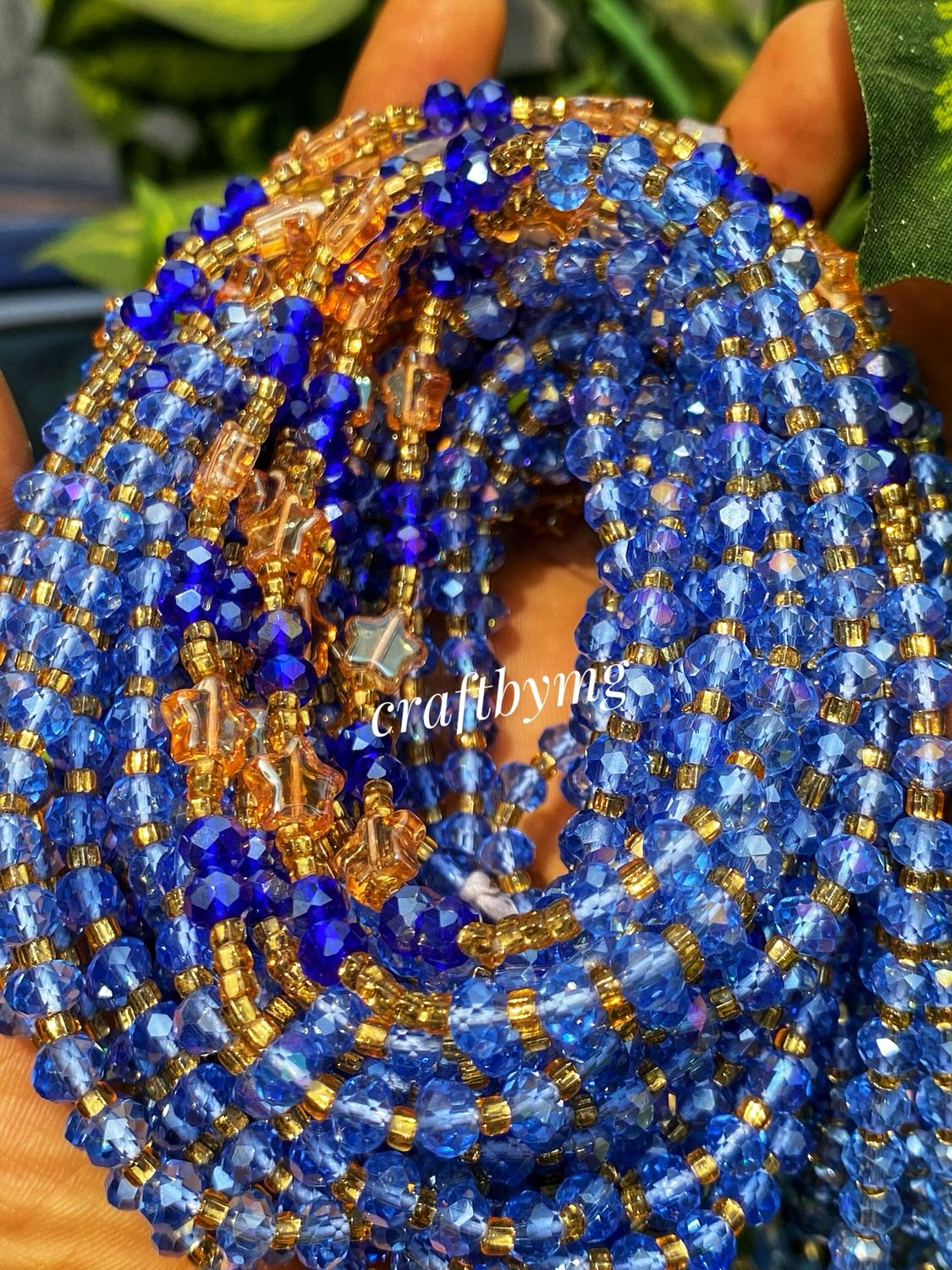 RENATA Waistbeads -Blue-