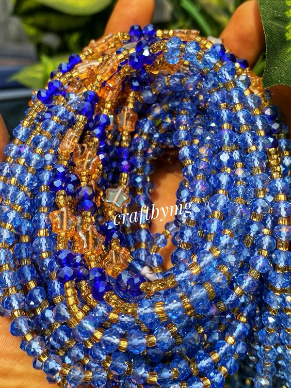 RENATA Waistbeads -Blue-