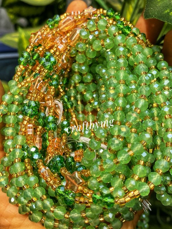 RENATA Waistbeads -Mint- Luxe