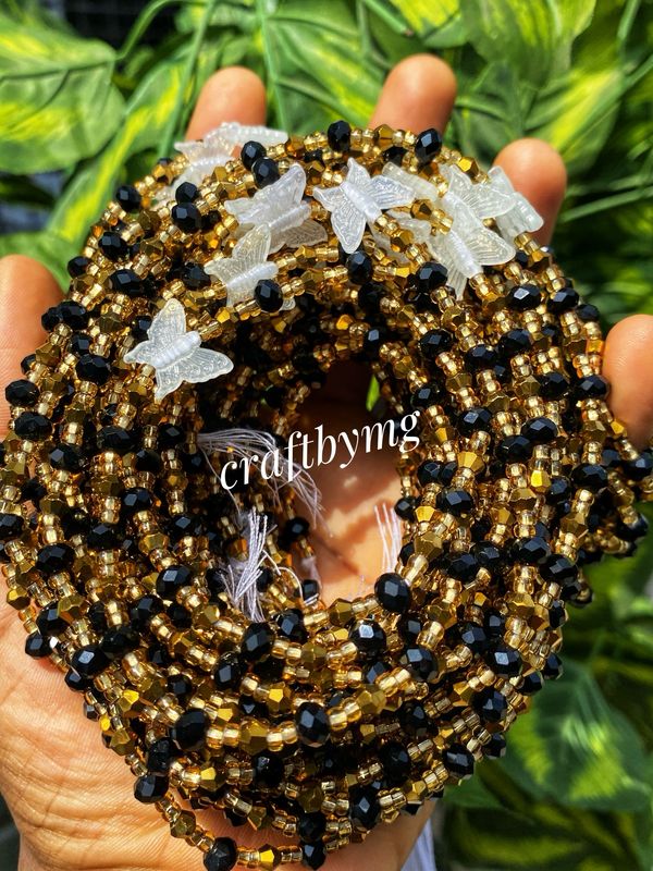 PETRA Waistbeads -Black-