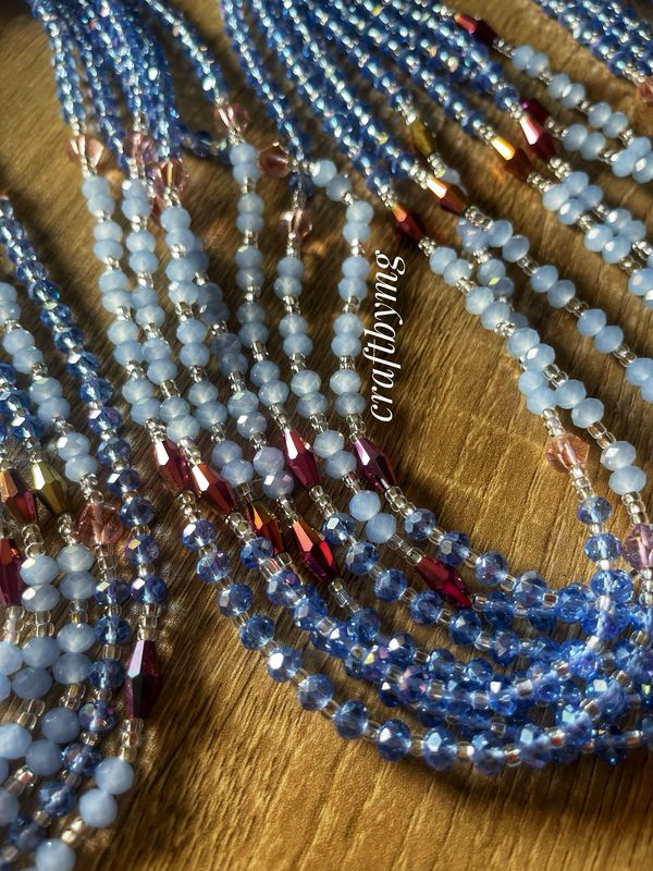 ANULI Waistbeads -Blue- Luxe