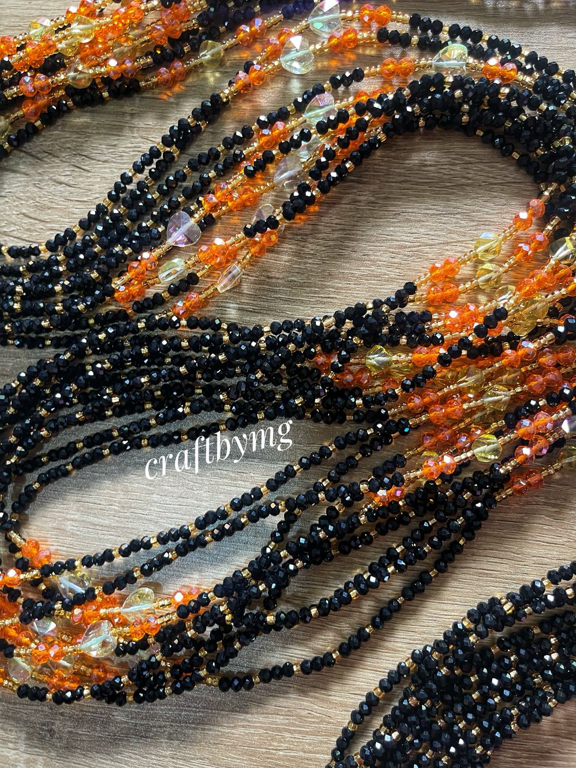 ADAORA Waistbeads -Black- Luxe