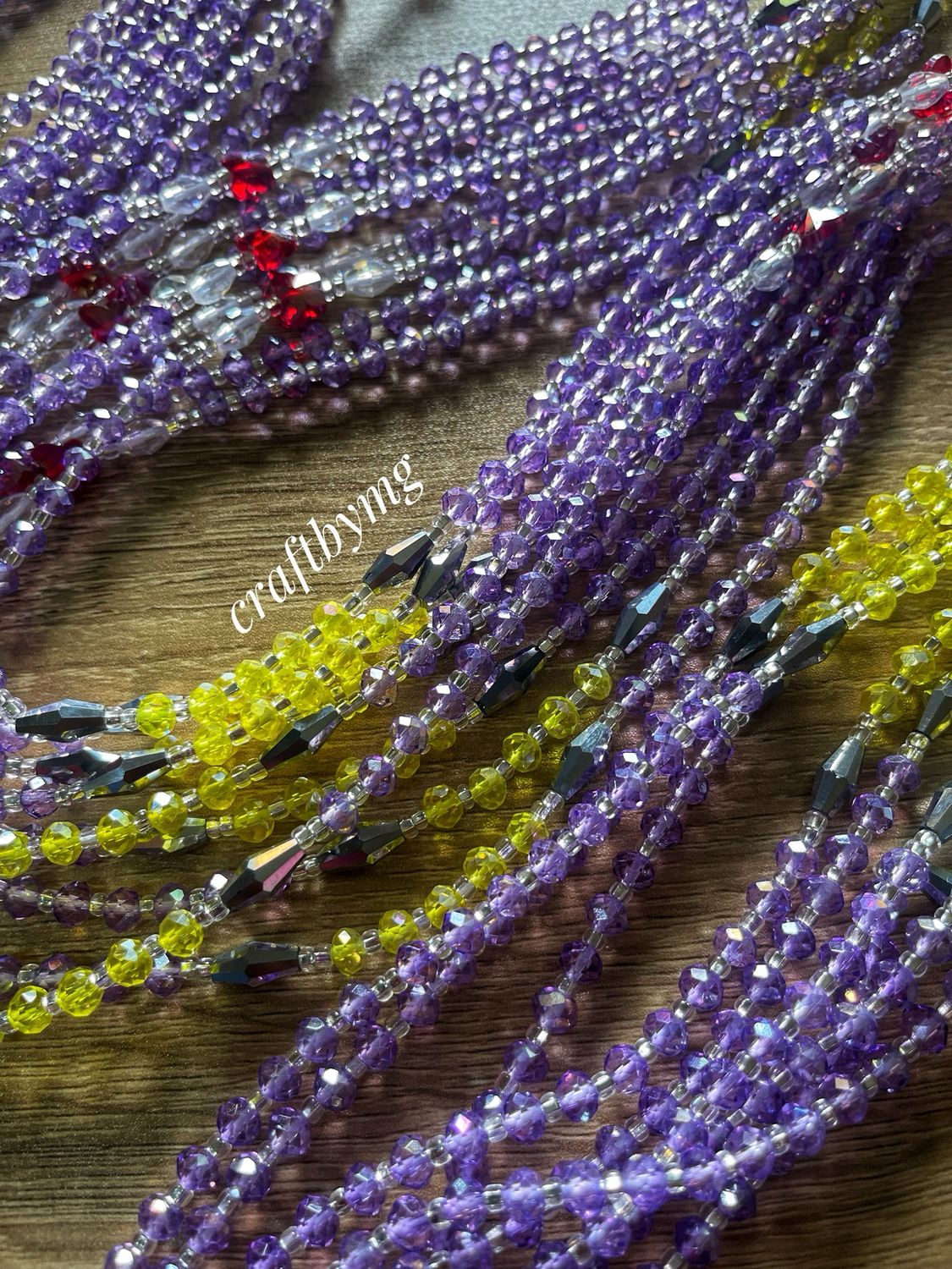 ANULI Waistbeads -Purple-  Luxe