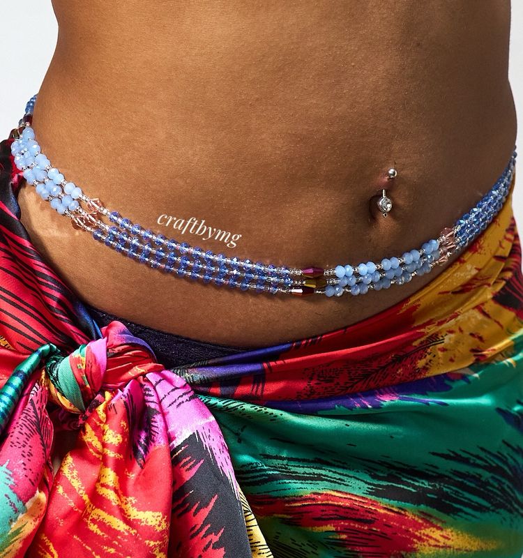ANULI Waistbeads -Blue- Luxe