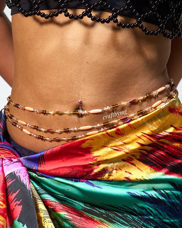 TYLA Waistbeads - Brown - Exquisite