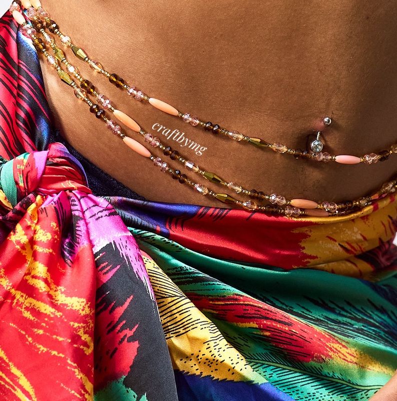 TYLA Waistbeads - Brown - Exquisite