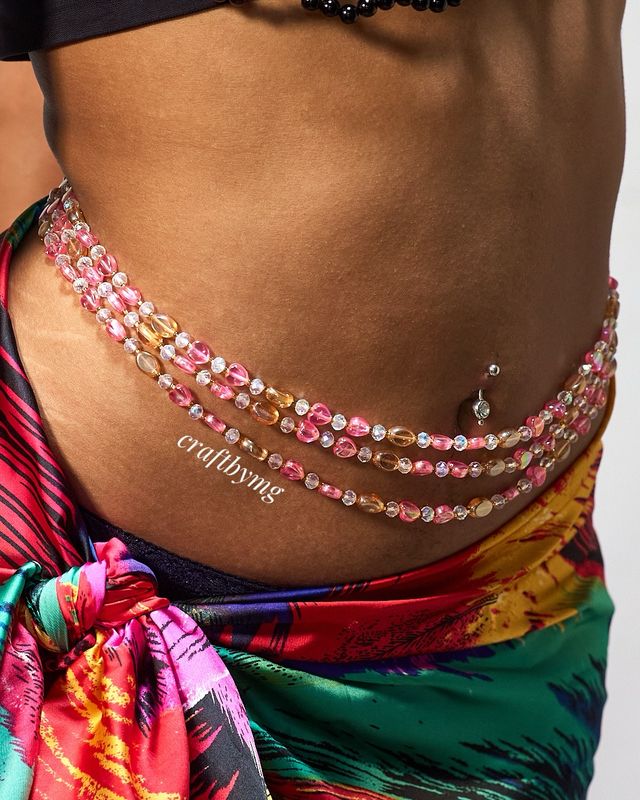 SOLA Waistbeads -Pink- Luxe (Limited)