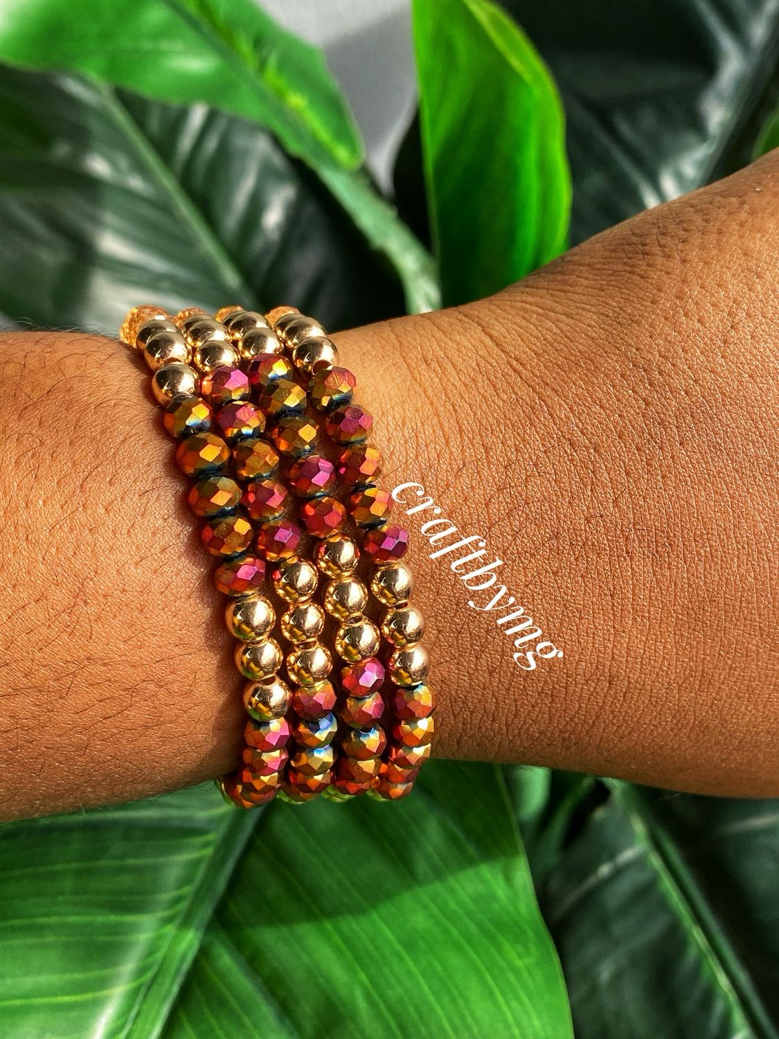 Bracelet (Iridescent) 4 Pieces As Seen In Pic