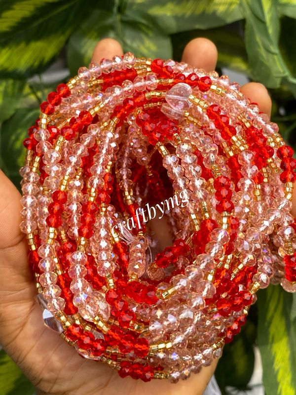 URIEL Waistbeads -Pink-