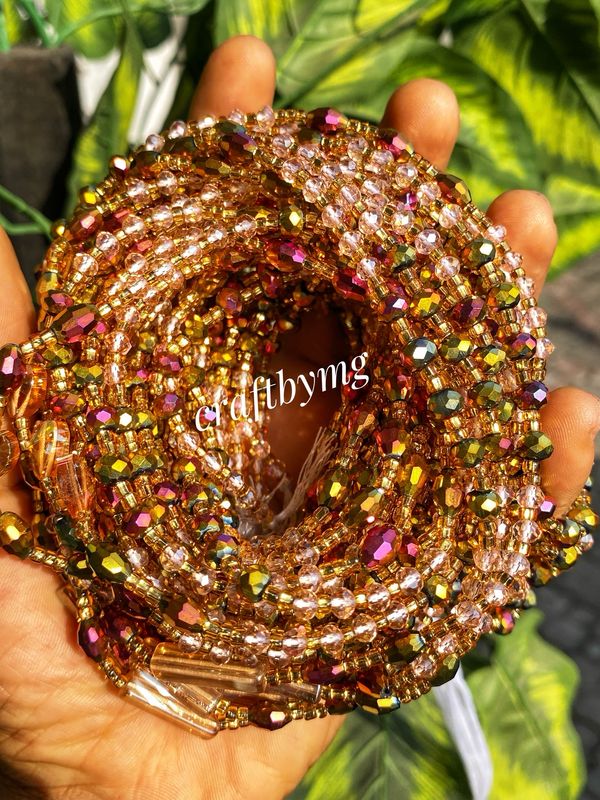 KENDRA Waistbeads -Pink- Luxe