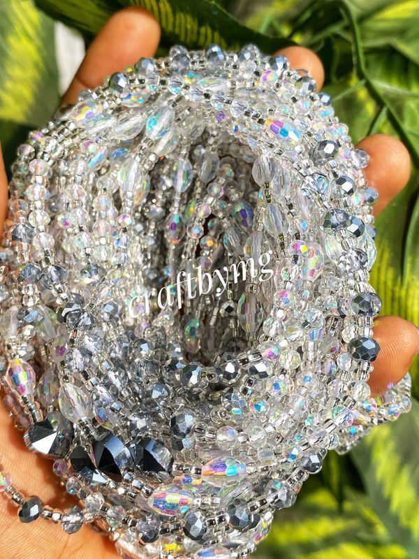 KENDRA Waistbeads -Silver- Luxe