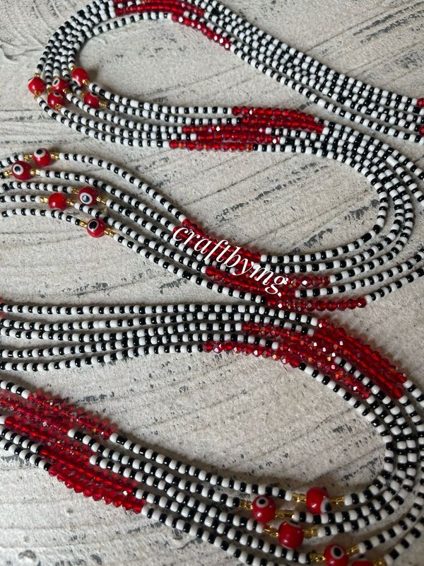 MILLY Waistbeads -Red-