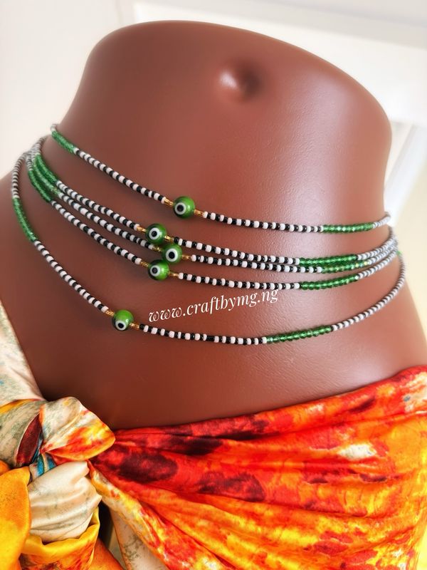 MILLY Waistbeads -Green-