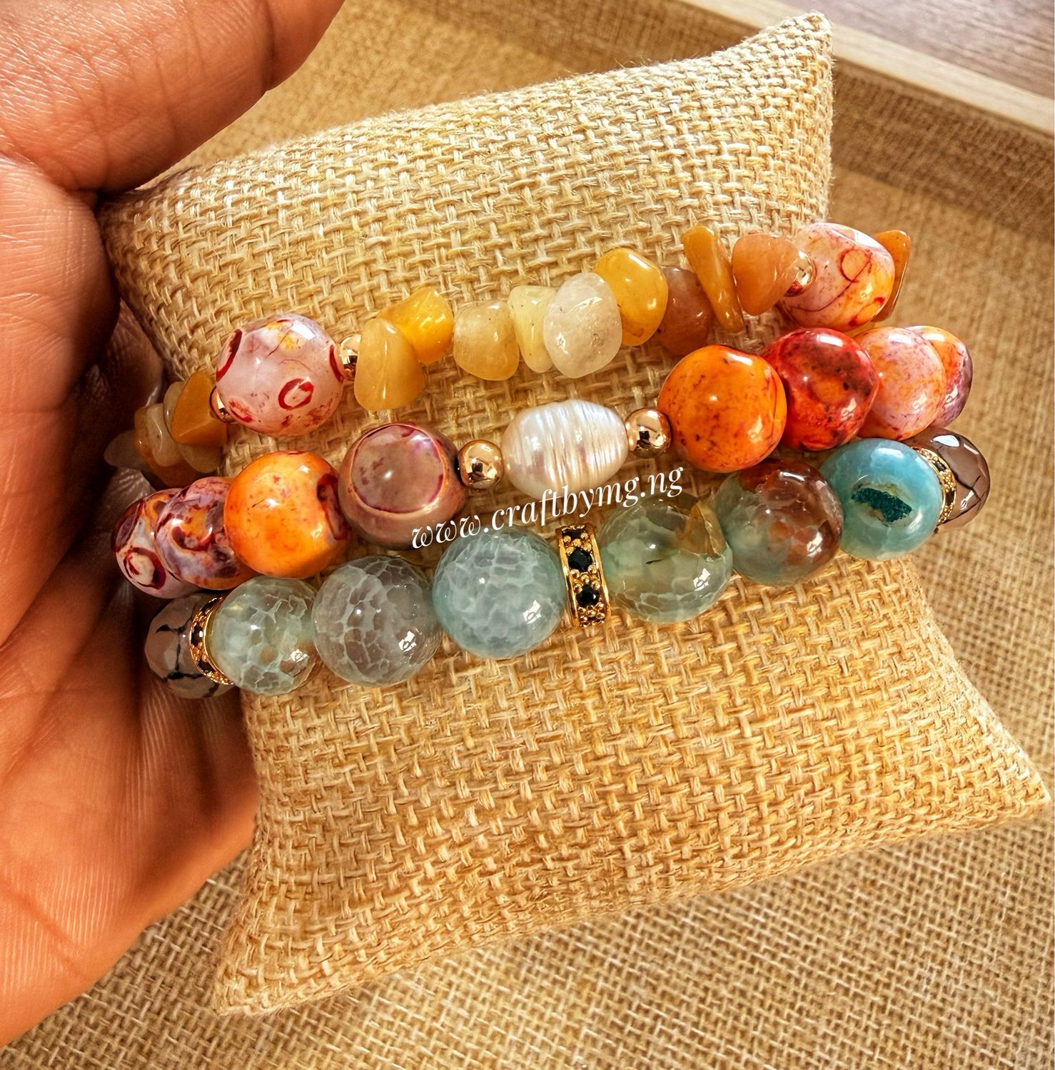 DIUTO Bracelet -3pieces As Seen In Pic