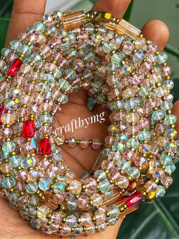 CALISTA Waistbeads - Pink - Luxe