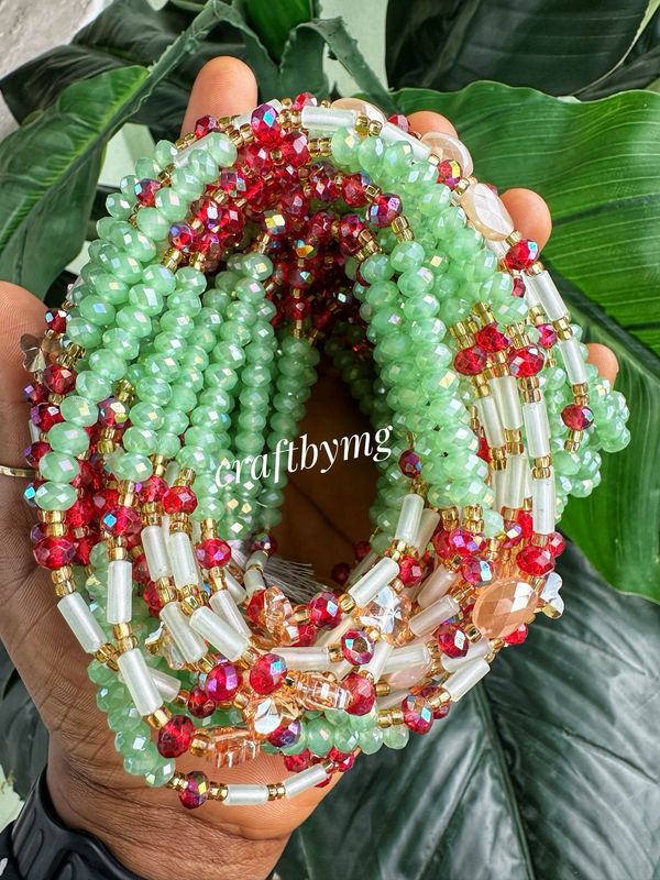 THERESA Waistbeads -Green- Glow In The Dark