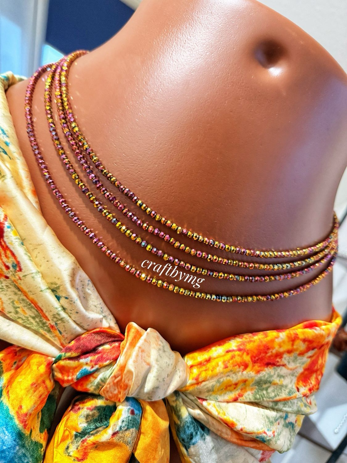IRIDESCENT RED Crystal -mini-