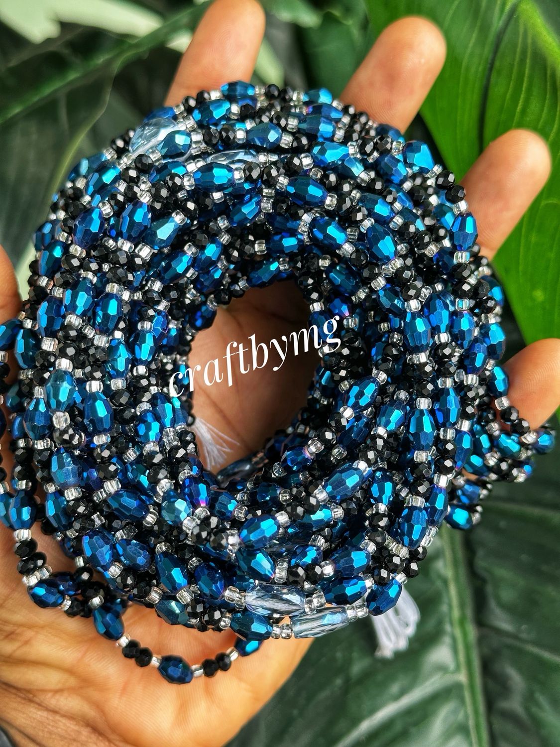 HALEY Waistbeads -Blue - Exquisite