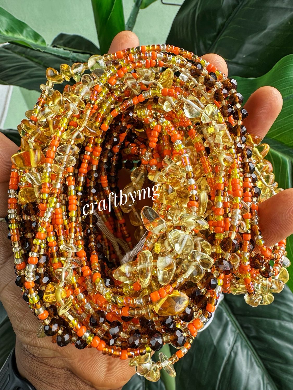 GOLDEN EMBER Waistbeads - Luxe