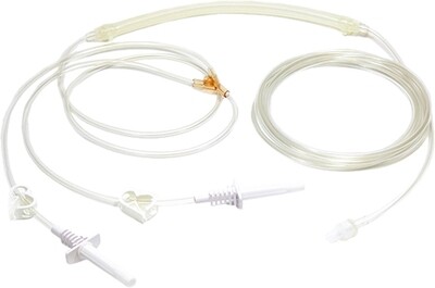 Dual Spike Disposable Infusion Tubing (Box of 10)
