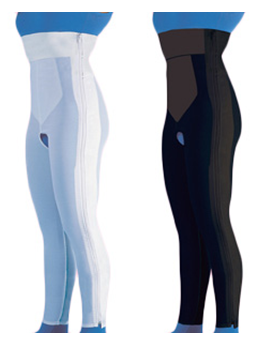 High Waist Girdle Ankle Length - Hook and Eye with Zipper