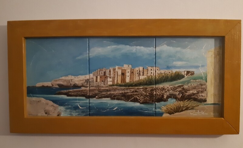 QUADRO POLIGNANO - DIPINTO A MANO