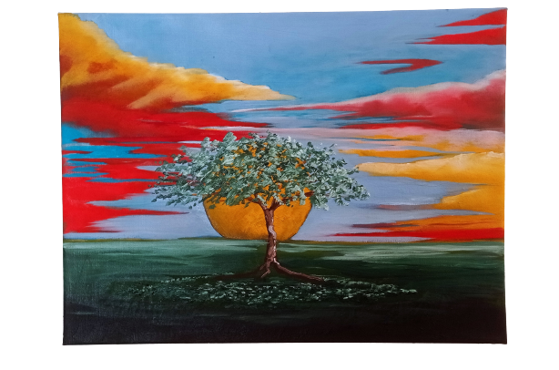 Quadro albero della vita - Multicolor