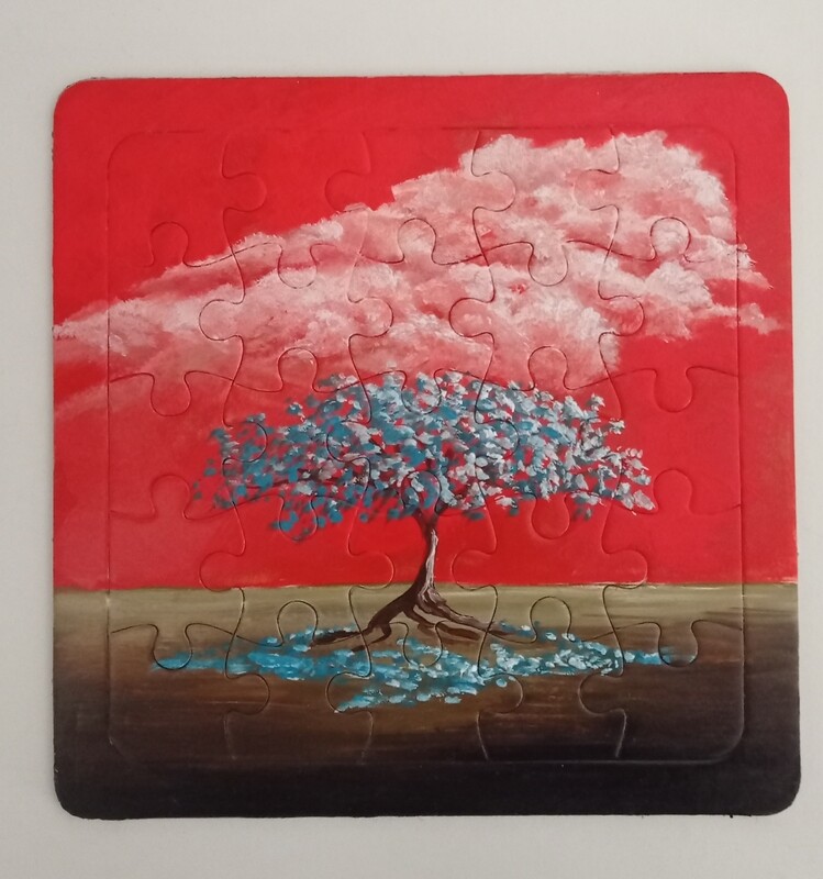 QUADRO ALBERO DELLA VITA - PUZZLE TRE OF LIFE