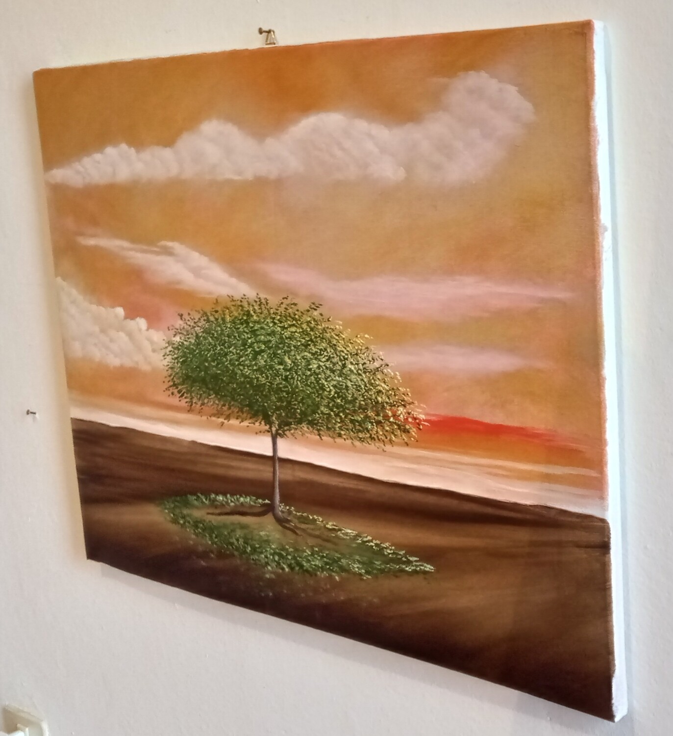 Quadro albero della vita olio su tela 