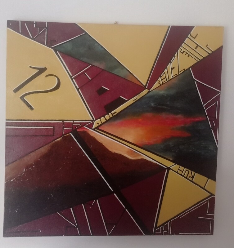 QUADRO MODERNO ASTRATTO GEOMETRICO - MONTE MAIELLA